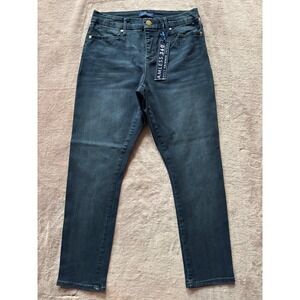 Bandolino AmLess 360 Smooth Operator Dark‎ Wash Denim Jeans Size 8